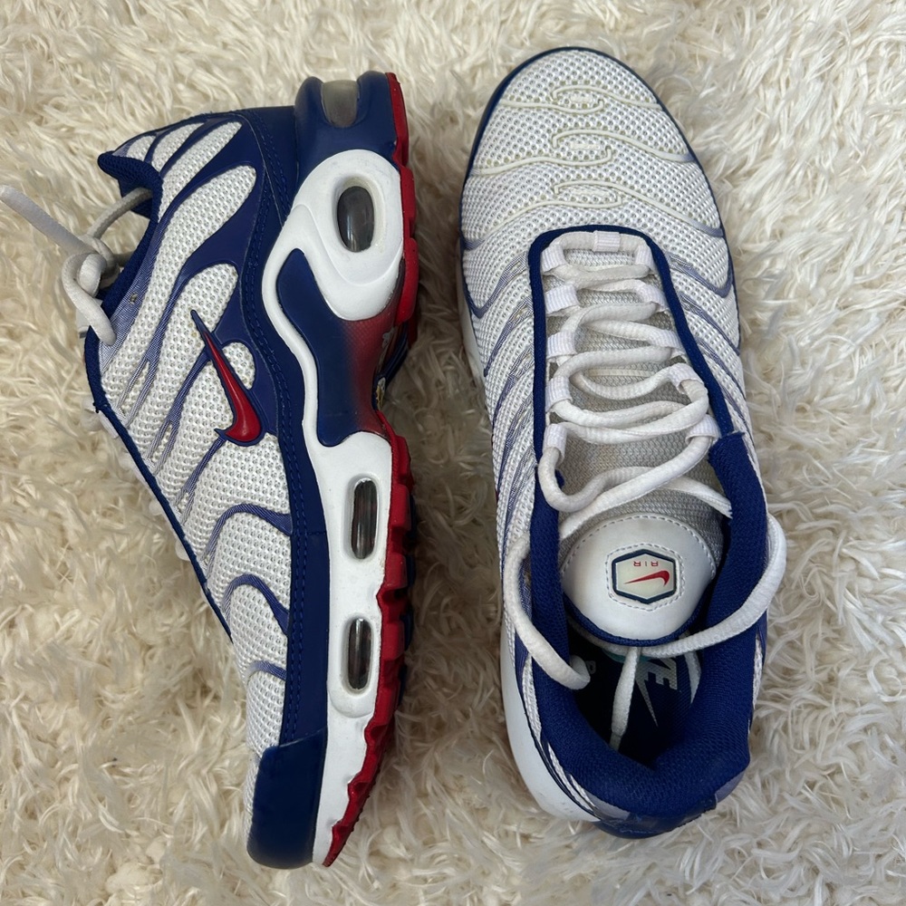 Nike Air Max Plus 2019 Blue and White Sneakers - Picture 5 of 8